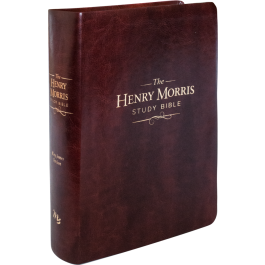 Master Books Homeschool Curriculum – The Henry Morris Study Bible (Brown Imitation Leatherbound)