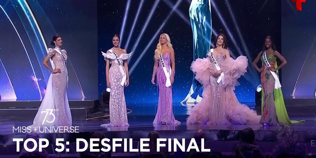 Miss Universo 2024 TOP 5: Miss México, Miss Venezuela y más brillan en su Desfile Final