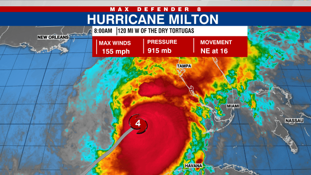 CRONOLOGÍA: Impactos del huracán Milton en la Bahía de Tampa