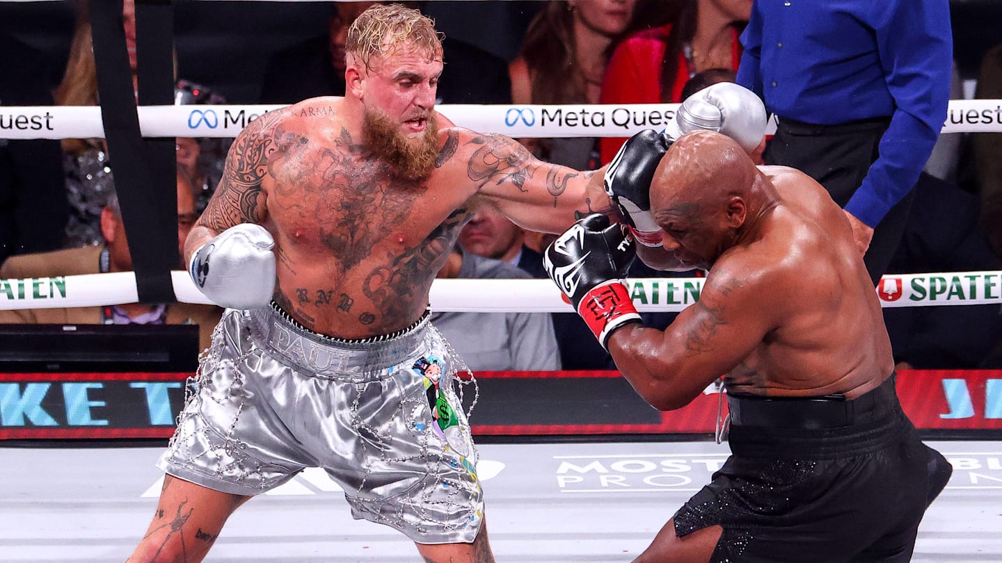 El combate entre Mike Tyson y Jake Paul fue el más apostado en años