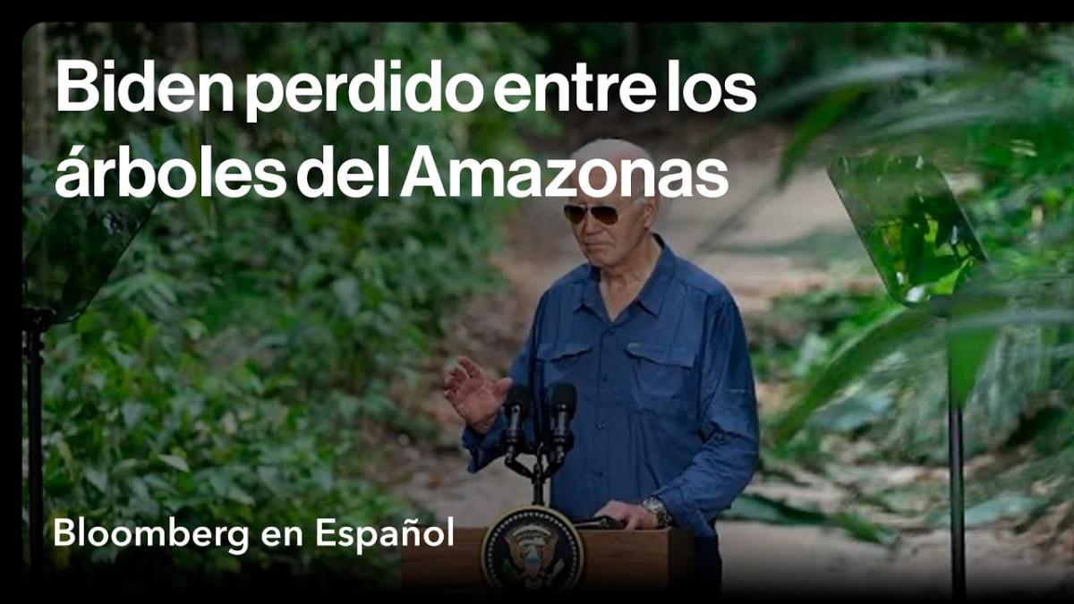 Biden se adentra en la selva amazónica después de su discurso