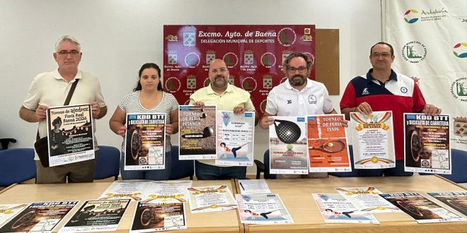 Deportes presenta la programación de los diferentes torneos organizados con motivo de la Ferial Real