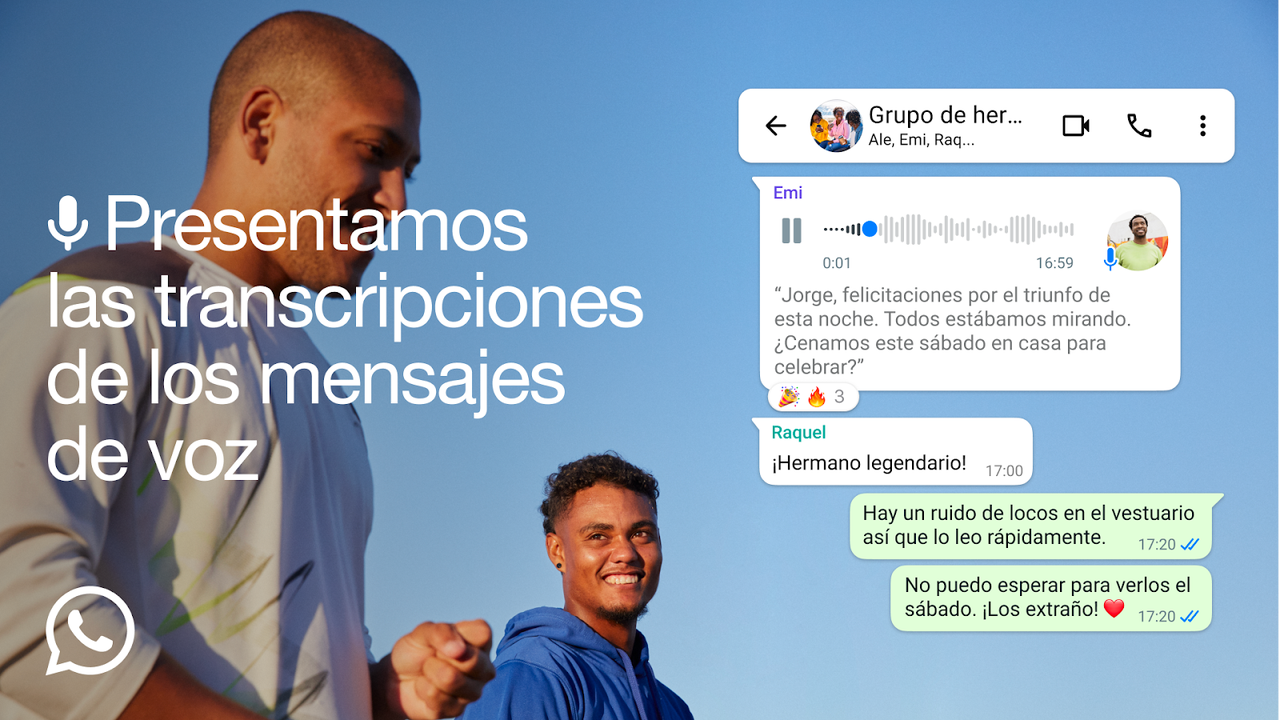 Mark Zuckerberg anuncia la llegada de las transcripciones de mensajes de voz a WhatsApp