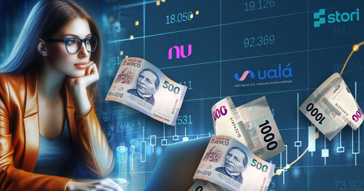 Uala vs. Stori vs. Nu: ¿Dónde te conviene invertir mil pesos y cuánto te da a ganar cada una?