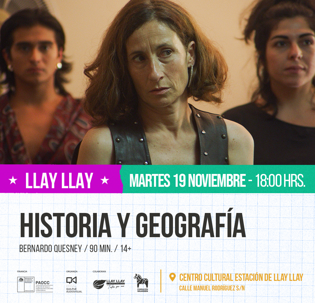 Las películas “Historia y Geografía” y “Análogos” se exhibirán gratis en el Centro Cultural Estación Llay Llay