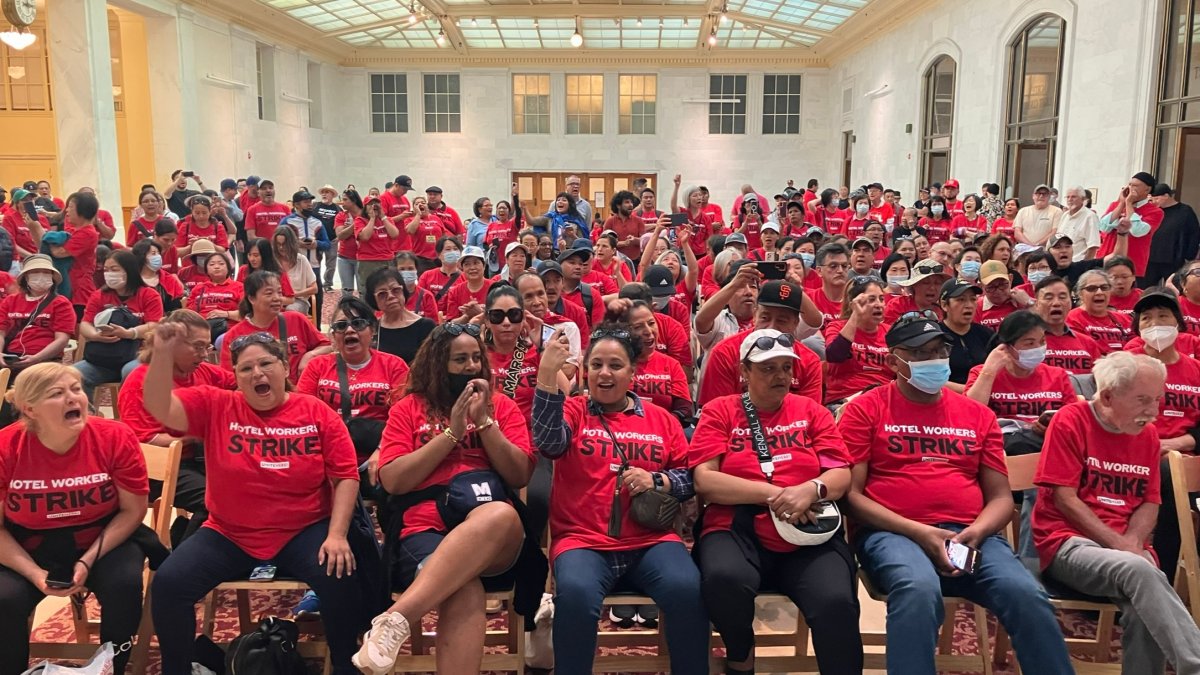 Los trabajadores del Hotel Marriott Marquis de San Francisco se declaran en huelga