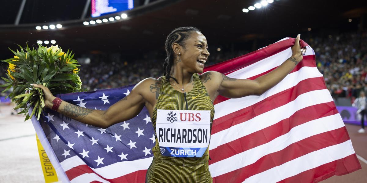 Sha’Carri Richardson y Christian Coleman, la pareja más rápida de la historia