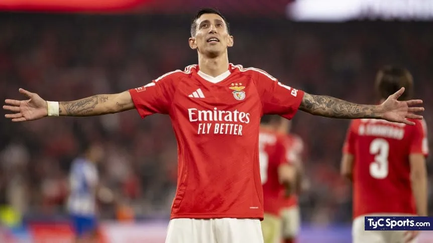 Di María, MVP en Benfica: alcanzó una marca de Messi y va por el récord de Cristiano – TyC Sports