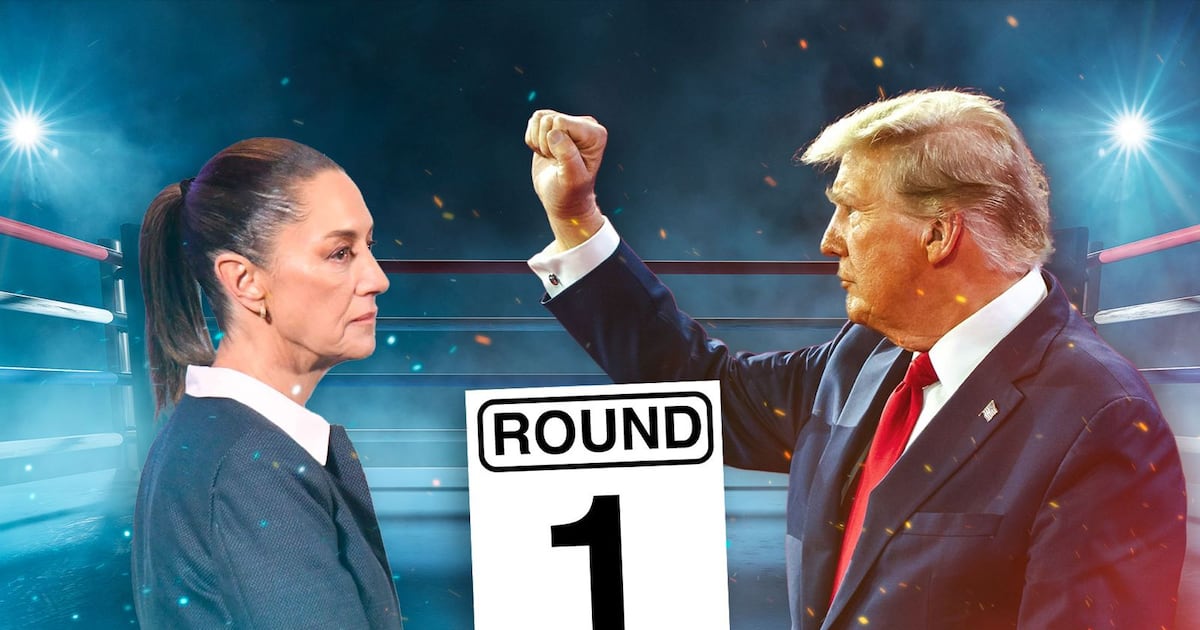 Trump vs. Sheinbaum, primer round