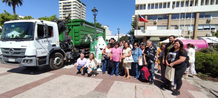 Rancagua: Instalan más de 100 contenedores de reciclaje de vidrio en distintos sectores de la comuna