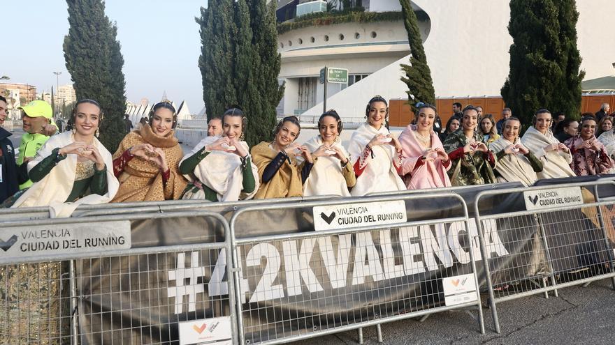 El Maratón de València en clave fallera