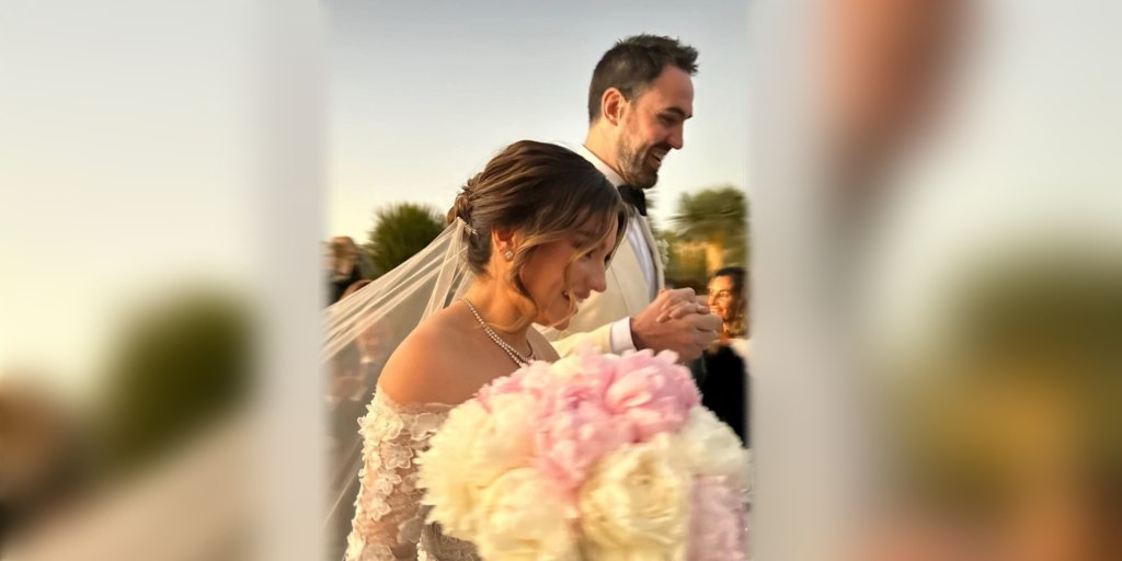 Sofía Castro y Pablo Bernot dan un lindo regalo en su boda