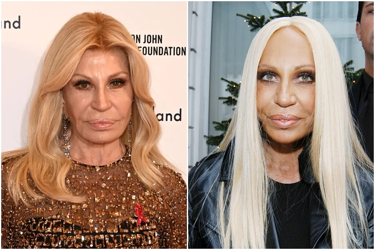 Totalmente irreconocible: Donatella Versace reaparece con nuevo rostro tras ms retoques