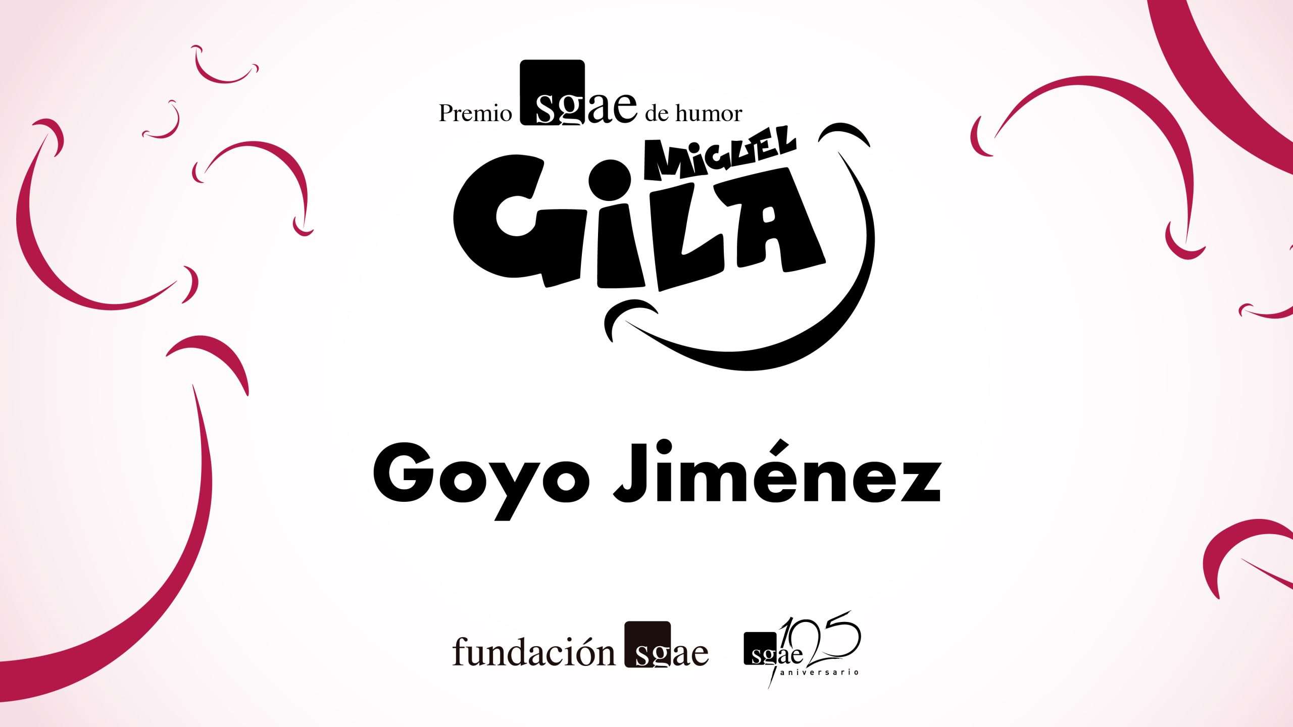 Goyo Jiménez, Premio SGAE de Humor Miguel Gila 2024