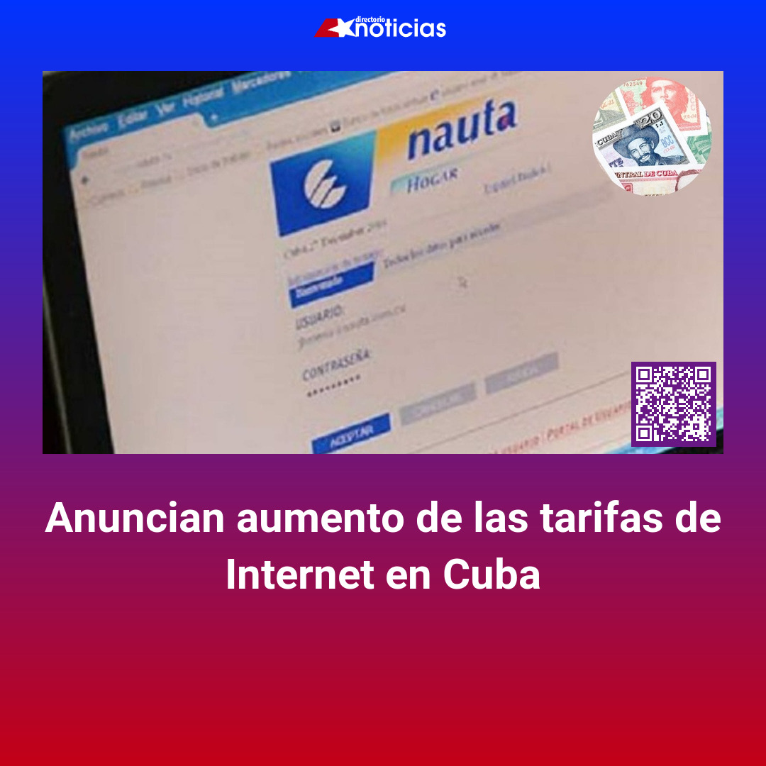 Anuncian aumento de las tarifas de Internet en Cuba