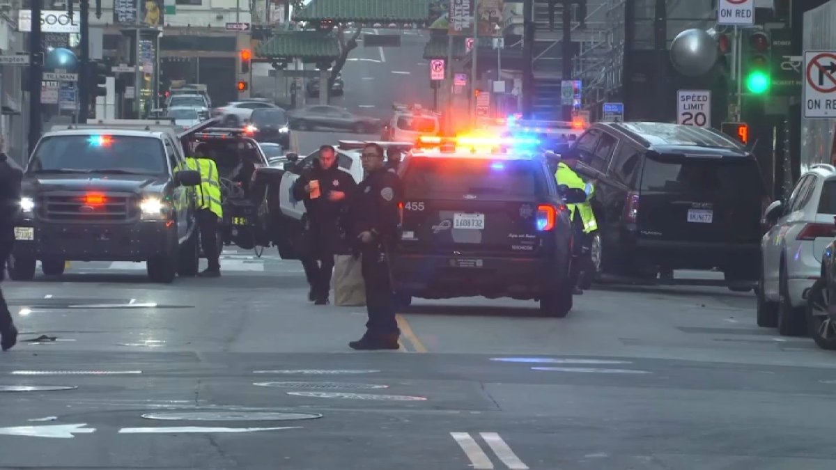 Policía le dispara mortalmente a sospechoso armado que habría arrollado a 3 personas en San Francisco