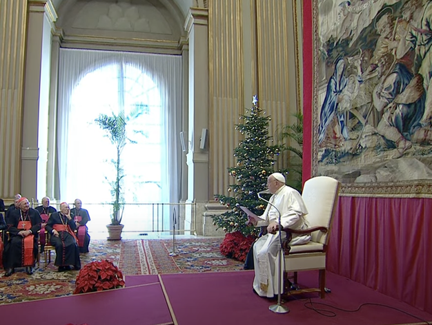 Francisco: “Me gusta pensar en la Curia romana como una gran oficina con un único fin: biendecir”