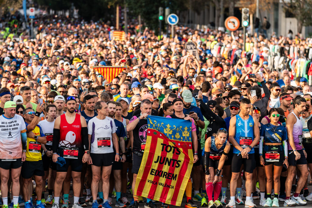 The Valencia Marathon raises a total of 1,000,000 euros to help those affected by the flooding