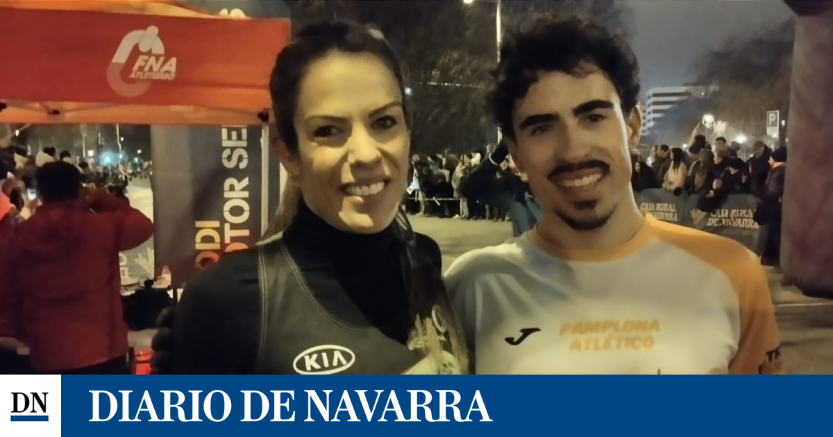 Estanis Ruiz y Maitane Melero repiten como vencedores de la San Silvestre pamplonesa