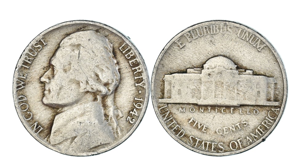 Cuánto vale la moneda de 5 centavos de 1942 y por qué