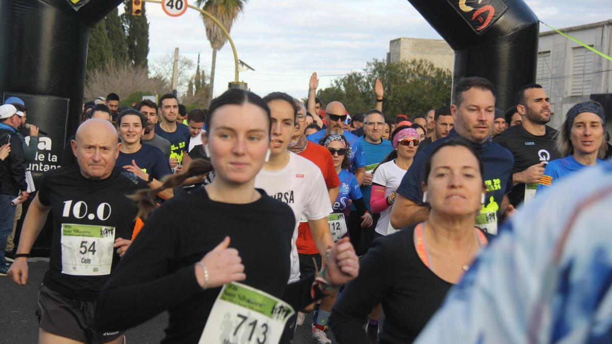 La tradición de despedir el año corriendo una Sant Silvestre en Mallorca