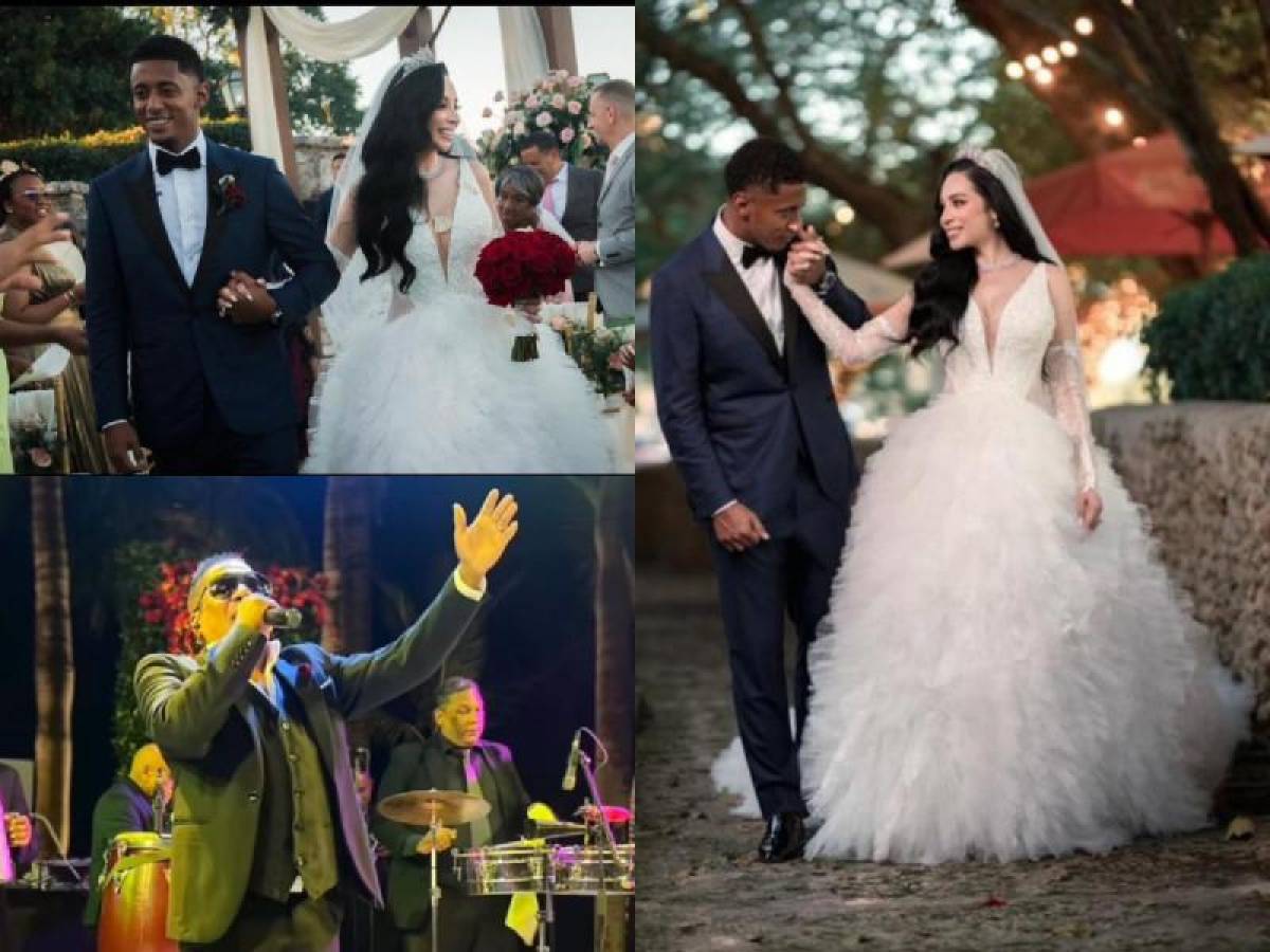 Choco Lozano se casó con hermosa modelo hondureña en República Dominicana: fotos de la linda boda y el cantante invitado