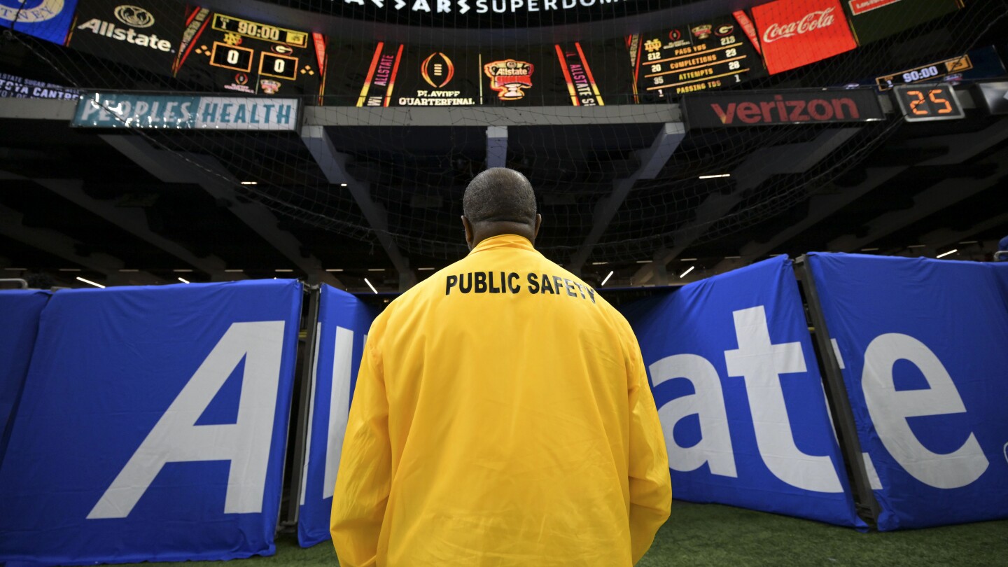 tras-ataque-en-nueva-orleans,-el-superdome-reabre-para-el-sugar-bowl-entre-georgia-y-notre-dame