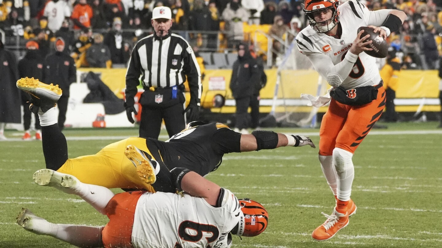 Burrow y Bengals mantienen vivas sus esperanzas de playoffs al vencer 19-17 a Steelers