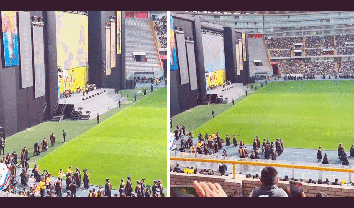 Adventistas sorprenden al realizar ceremonia de graduacion de estudios bíblicos en el Estadio Nacional