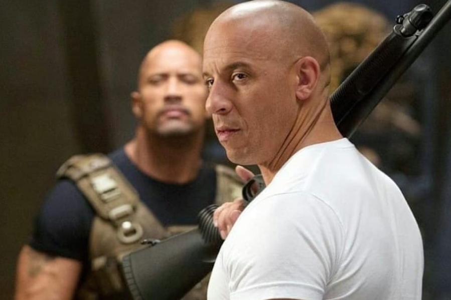 El momento más tenso de los Globos de Oro: Vin Diesel y Dwayne Johnson