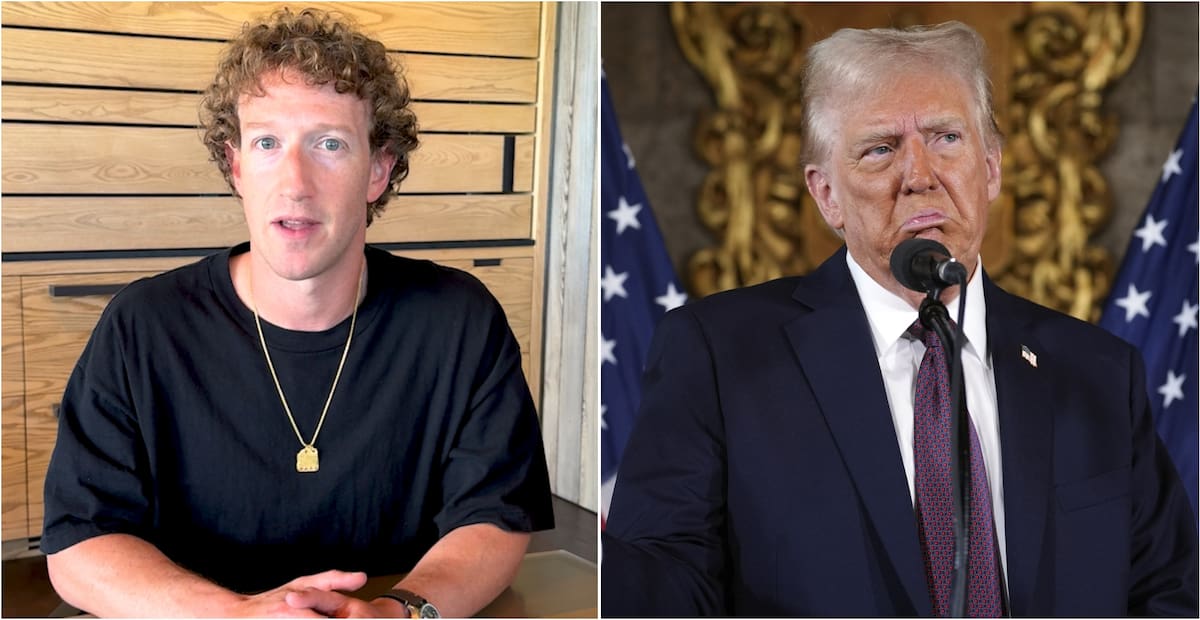 Zuckerberg sigue los pasos de Musk y acerca Meta a Trump antes del cambio de gobierno