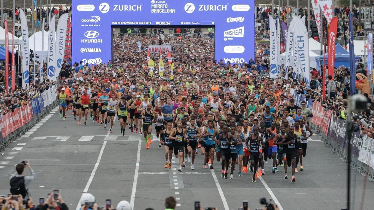 La Zurich Marató Barcelona 2025 bate su récord histórico de inscripciones