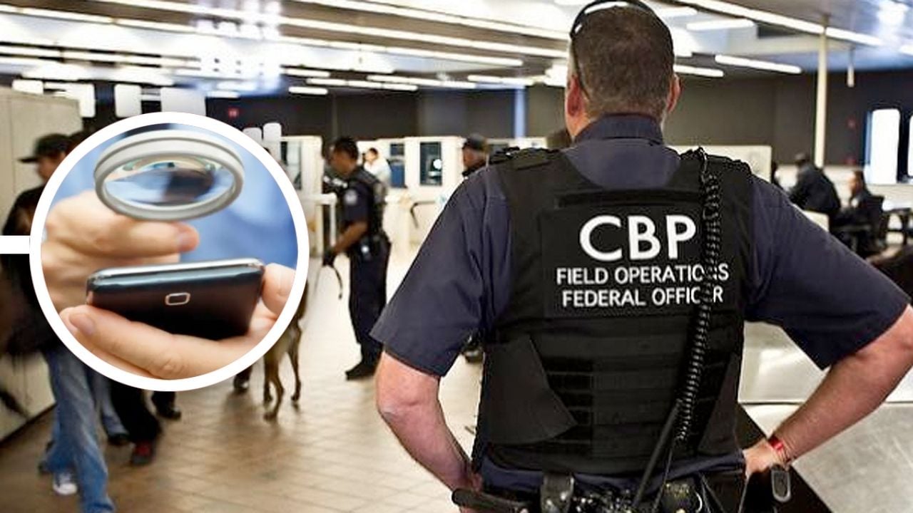 ¿Los agentes de CBP pueden revisar mi celular o computadora?