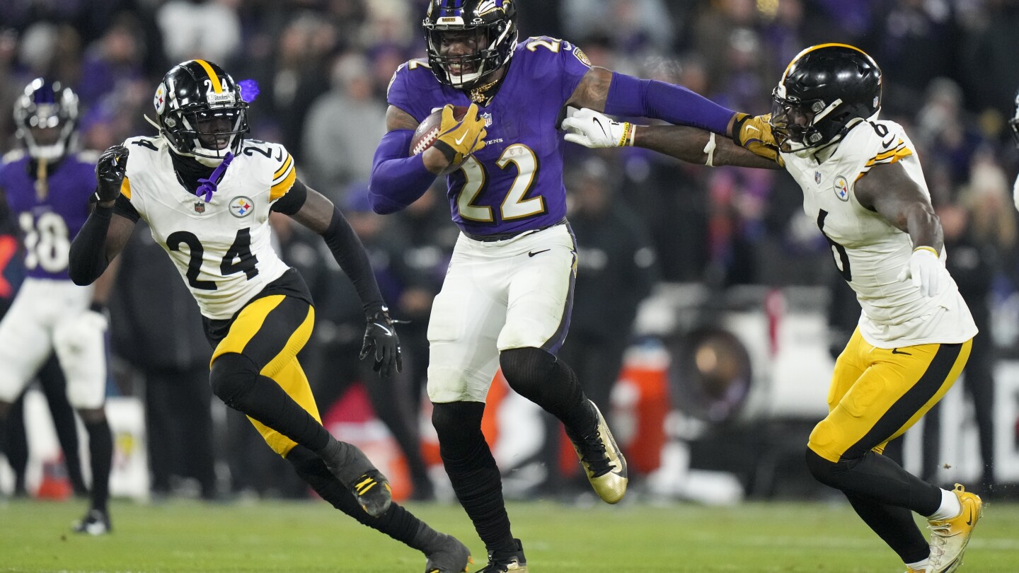 Jackson y Henry lideran mientras Ravens aplastan 28-14 a Steelers en playoffs de la AFC