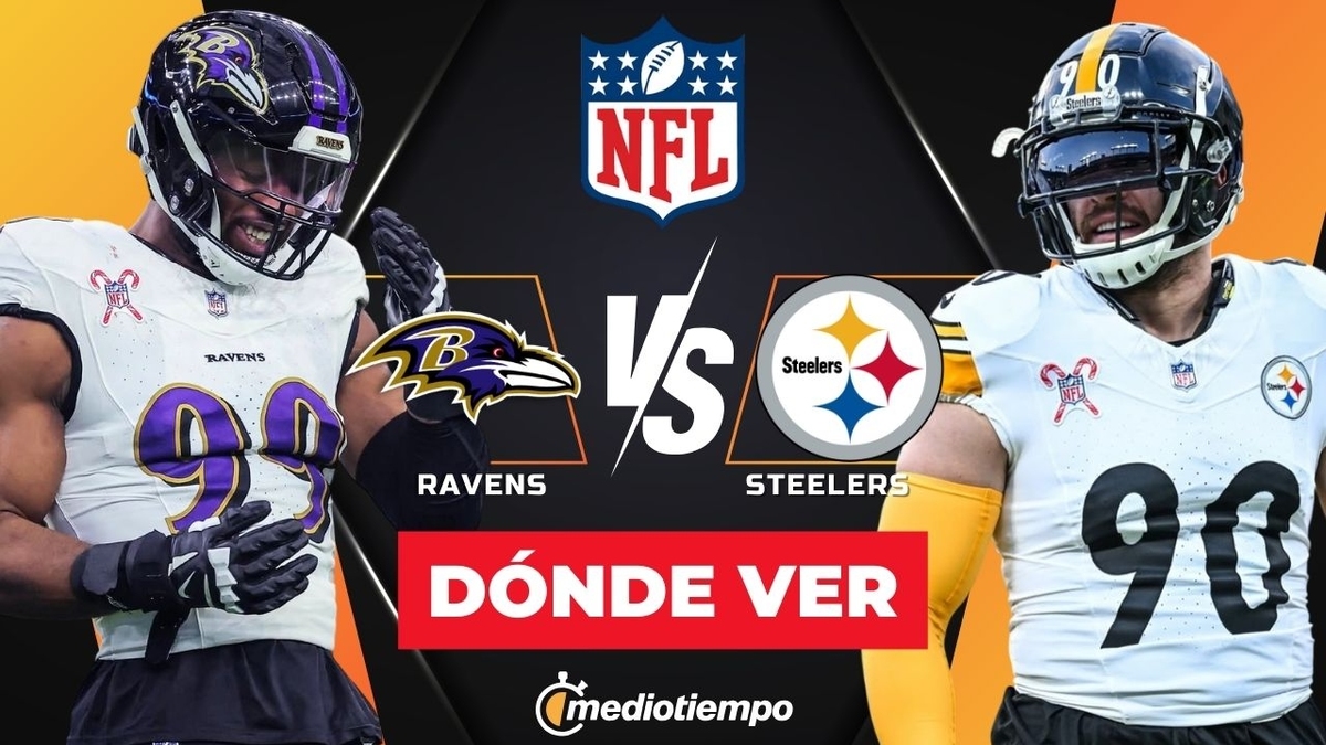 Dónde y a qué hora ver Ravens vs Steelers EN VIVO Wild Card 2025