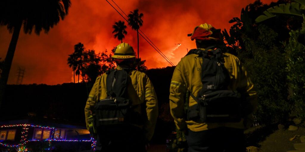 Refuerzan seguridad con la Guardia Nacional en la zona cero de los incendios de California