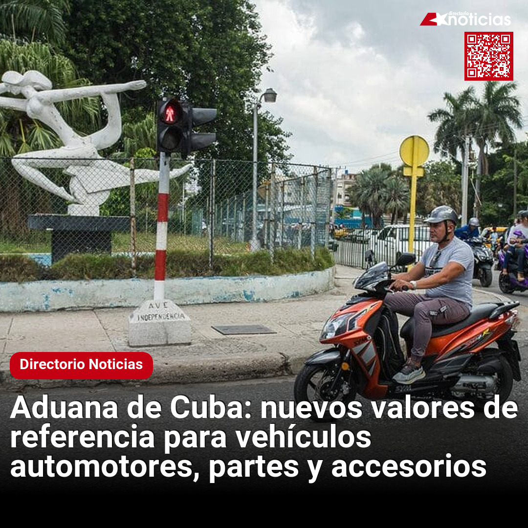 Aduana de Cuba: nuevos valores de referencia para vehículos automotores, partes y accesorios