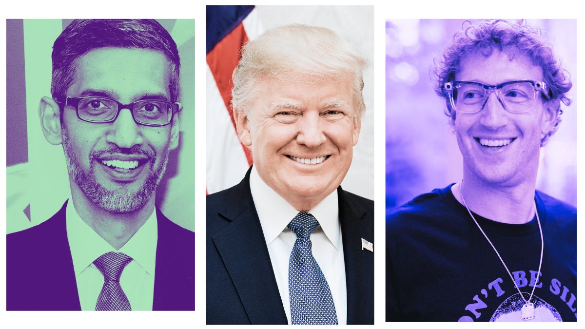 No sólo Mark Zuckerberg. Google también se suma al bromance con Donald Trump | #RedDePeriodistas