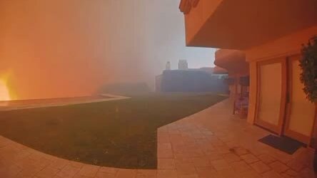 La devastación de los incendios de California, captada en video