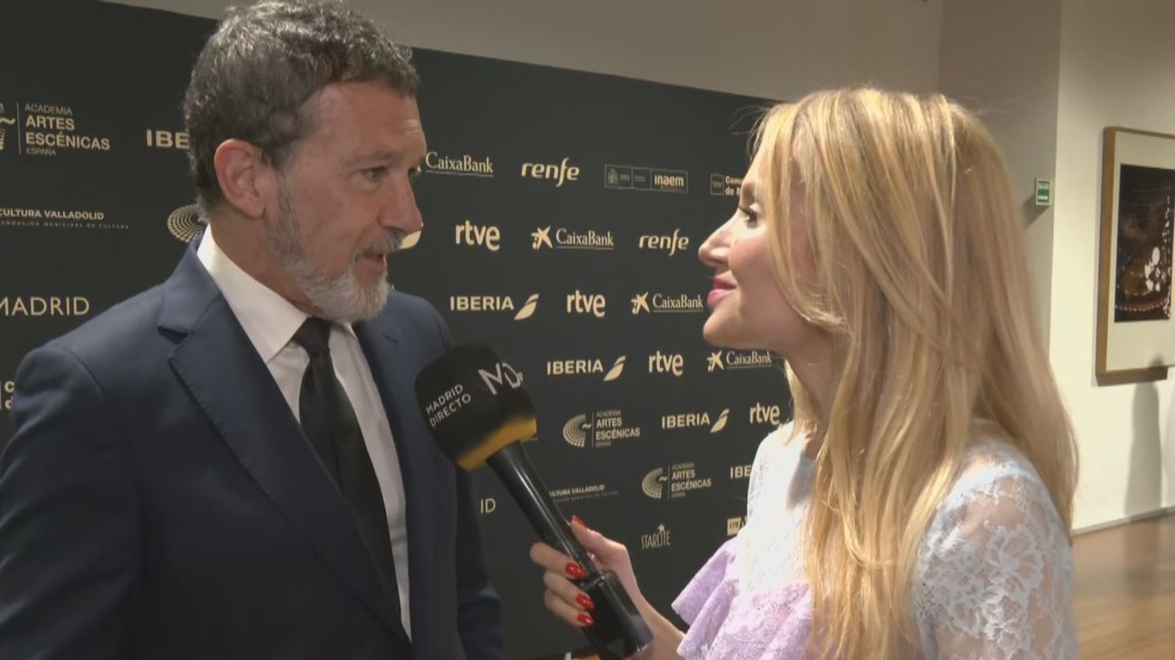 Antonio Banderas, en Telemadrid: “Cualquier premio es un estímulo”