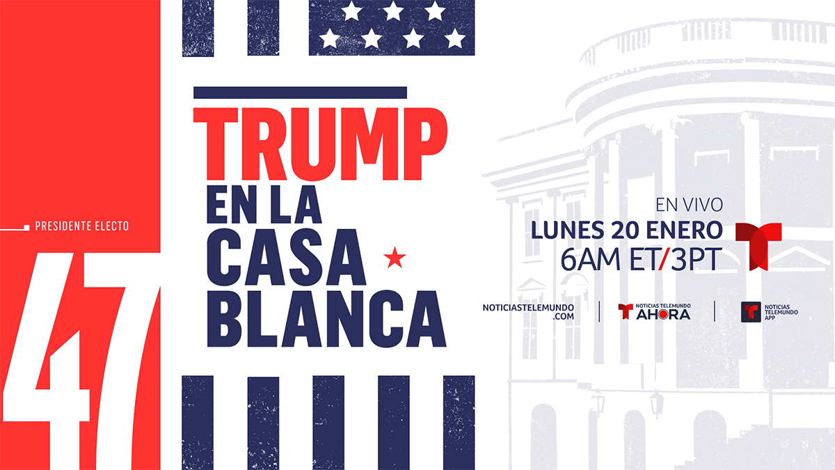 Telemundo presenta cobertura de la toma de posesión de Donald Trump y JD Vance