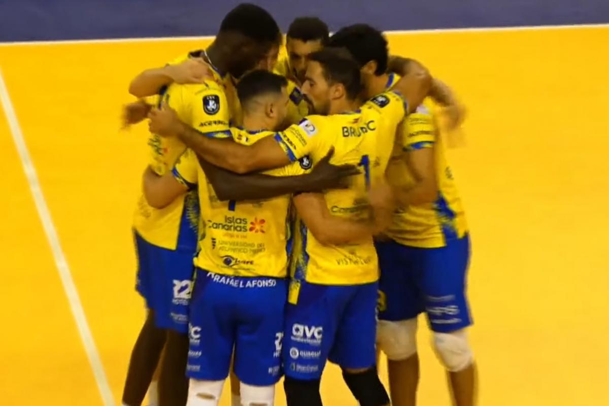 Guaguas se la jugará en Ankara en la CEV Cup: la eliminatoria se calienta con expulsiones y provocaciones