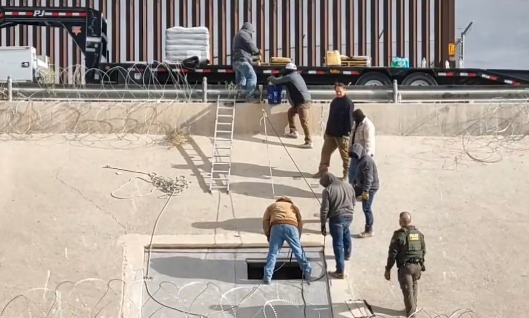 Patrulla Fronteriza comienza cierre de túnel hallado en frontera