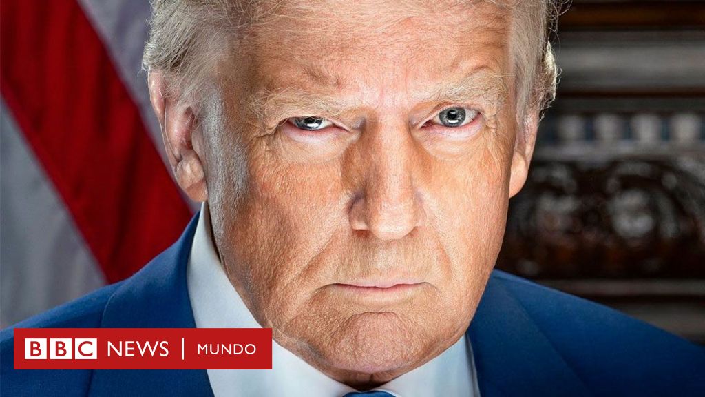 lo-que-dice-el-nuevo-retrato-presidencial-de-trump-sobre-lo-que-se-espera-en-su-segundo-mandato-–-bbc-news-mundo