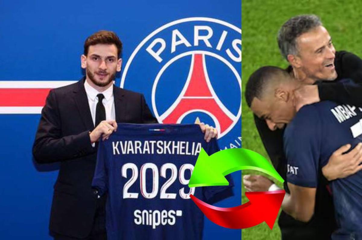 Luis Enrique ficha al ‘reemplazo’ de Mbappé: Kvaratskhelia es nuevo jugador del PSG y este es su contrato millonario