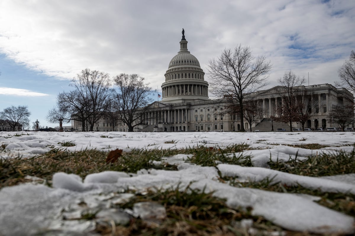 Una ola de frío polar obliga a trasladar la investidura de Trump al interior del Capitolio