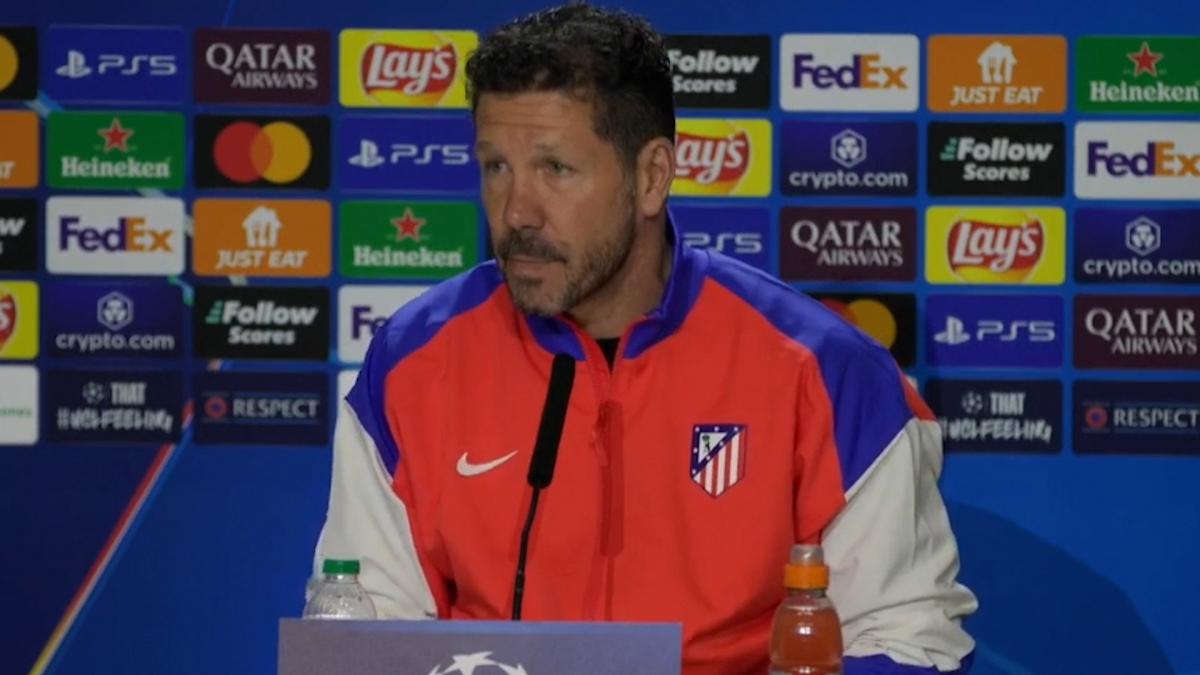 Simeone contesta a Ancelotti y a Ceballos: “Me remito a la memoria. Cuando estaban en otro equipo pensaban otra cosa”