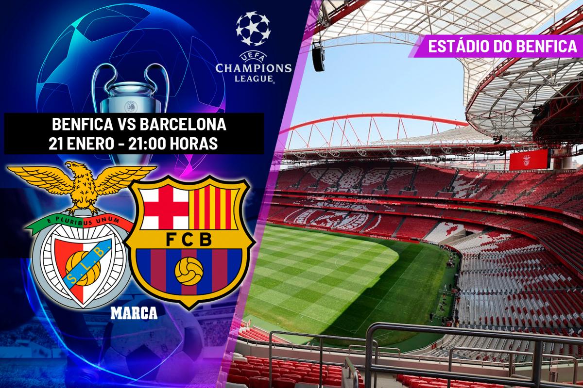 Benfica – Barcelona: horario y dónde ver el partido de Champions League