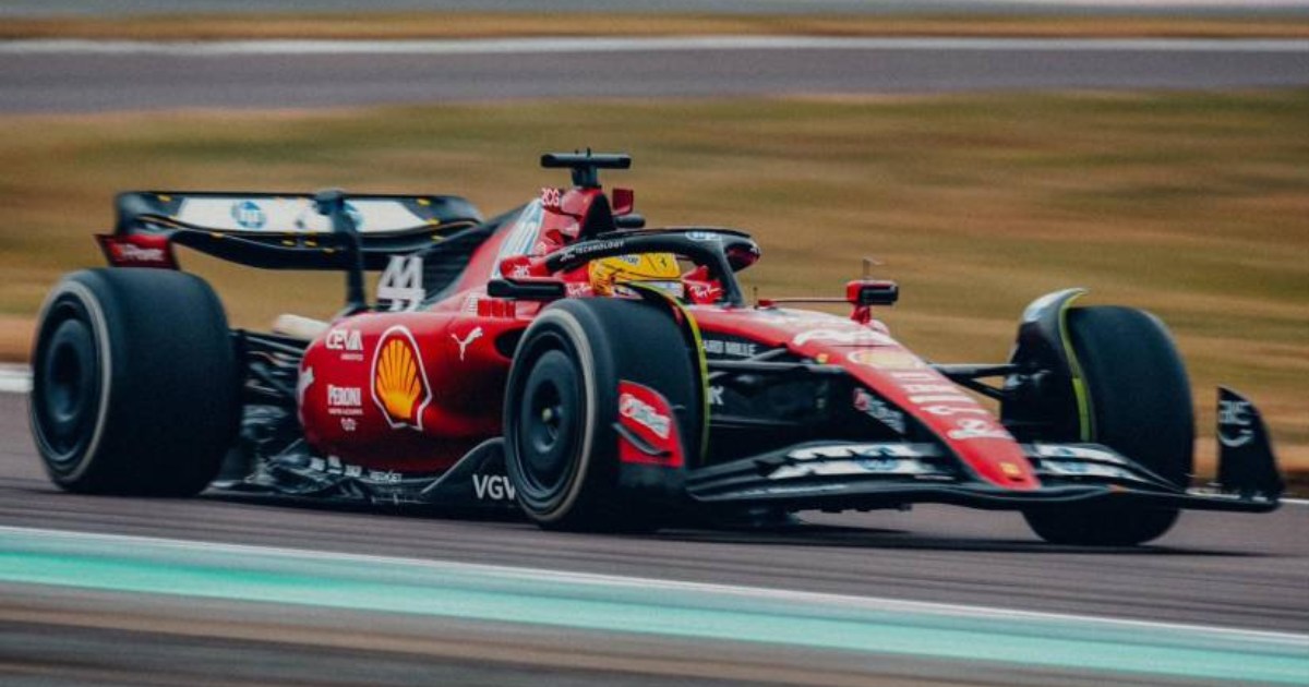 Así fue el debut de Lewis Hamilton con Ferrari en la pista de Fiorano