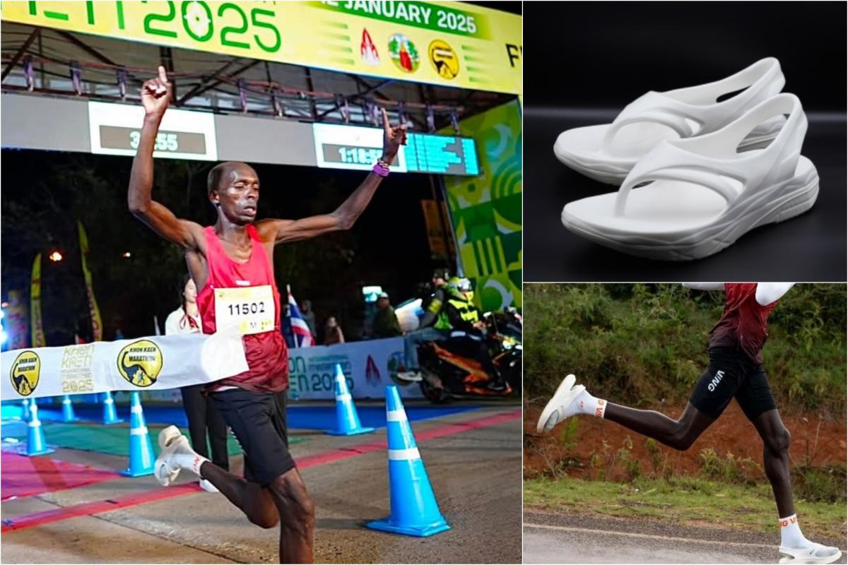 Gana un maratón en Tailandia… ¡corriendo con sandalias!